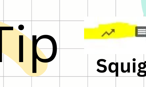 Google Tip Squiggly Line